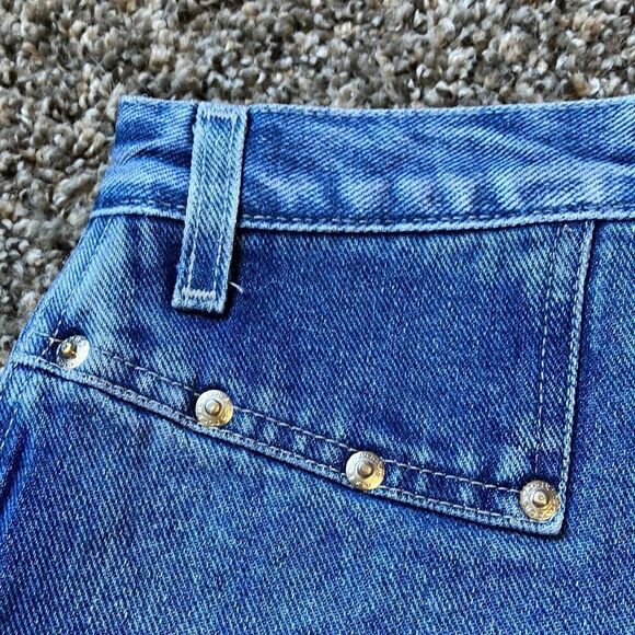 Rockies Riveted Rare Size 12 starched jeans long tall - Picture 5 of 7